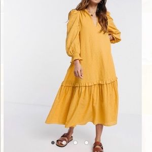 Asos puff sleeve dress